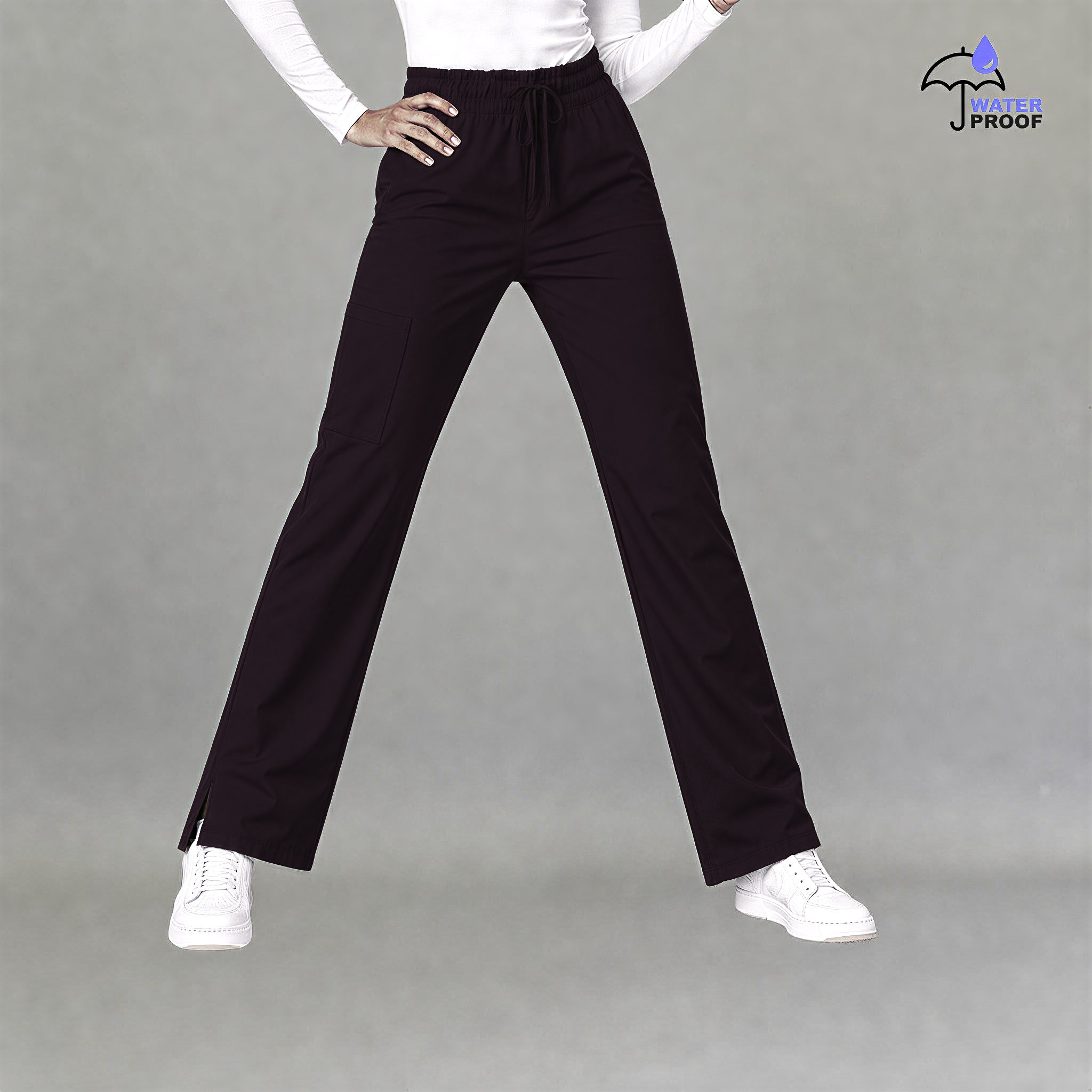 Pantalón Vino Cherry 502 Quirúrgico Mujer Antifluido FW