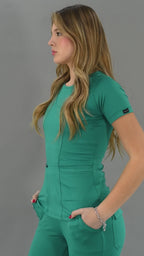 Jogger Quirúrgico Mujer Est. 901 | Rosa Pastel Super Stretch