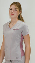 Jogger Quirúrgico Gris Perla Mujer Antifluido, Scrubs 300