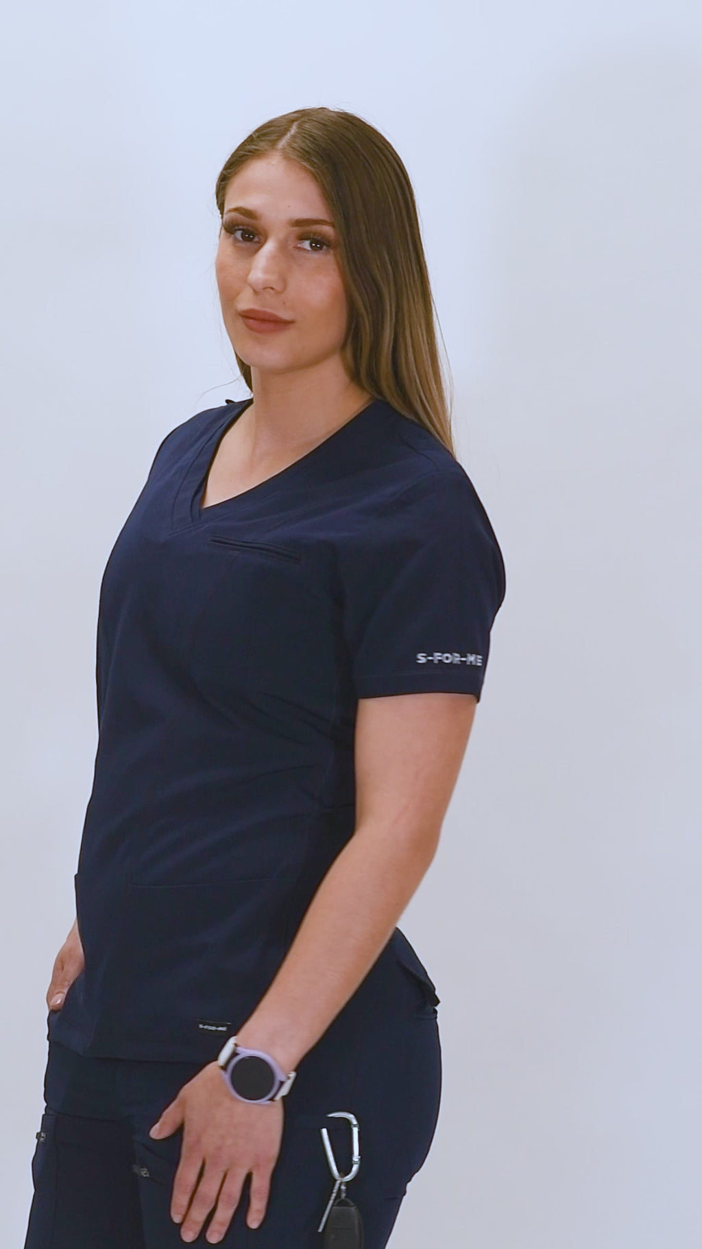 Conjunto Quirúrgico Antifluido Mujer – Estilo 300 Azul Marino