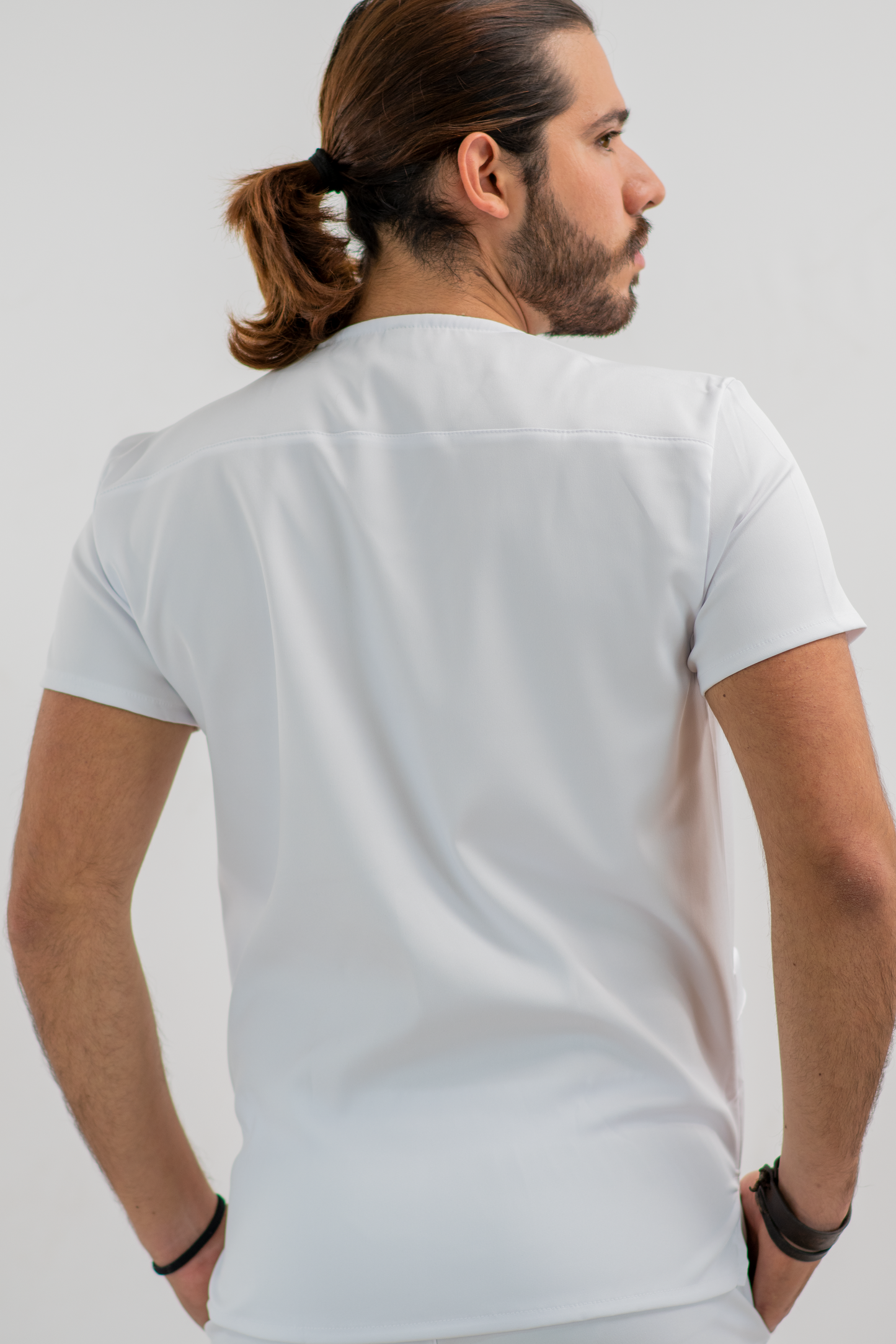 Top FIT 501 Man Alviero anti-fluid stretch White