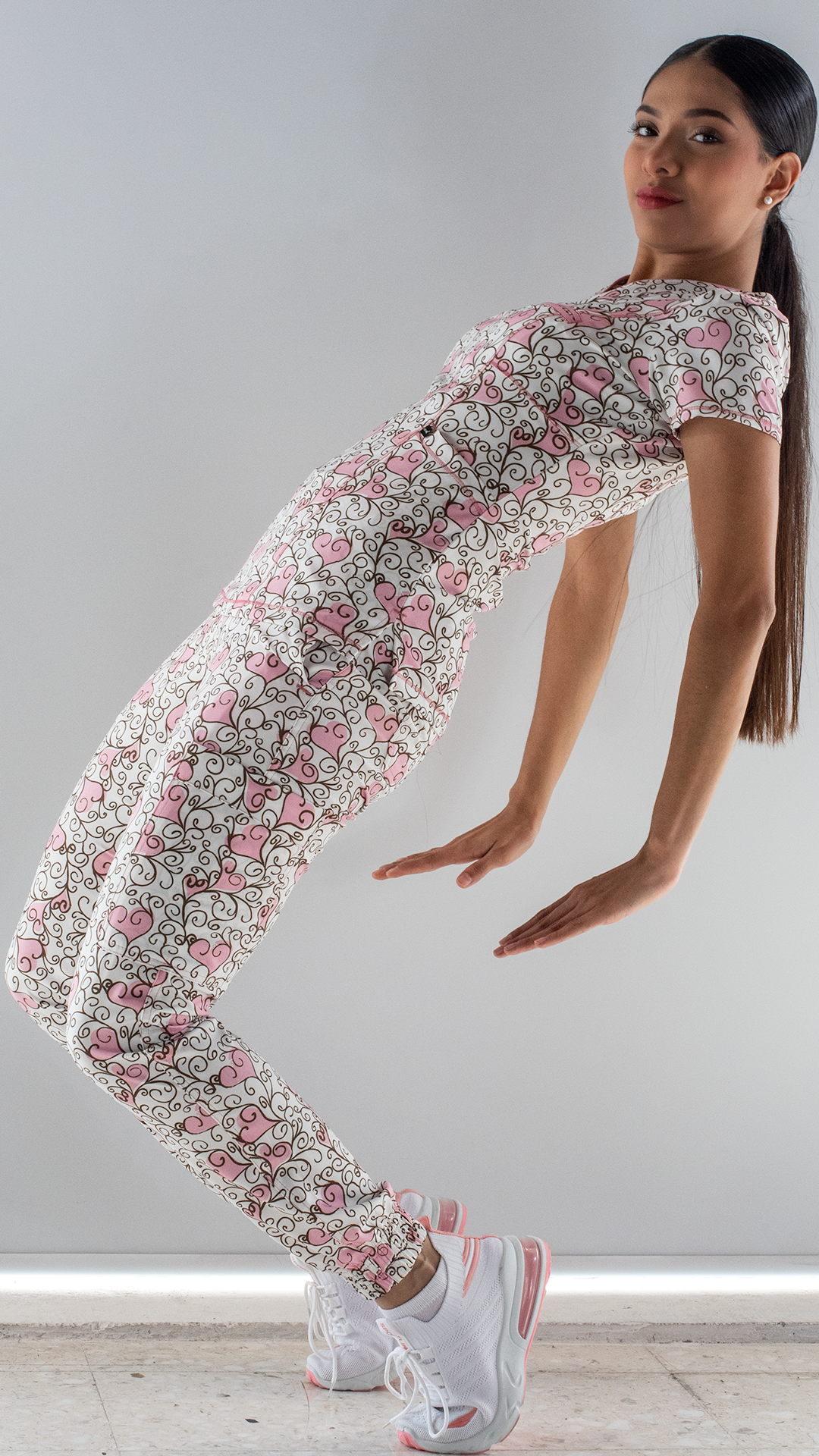 Women's Jogger Estampado Flor Rosa F.W