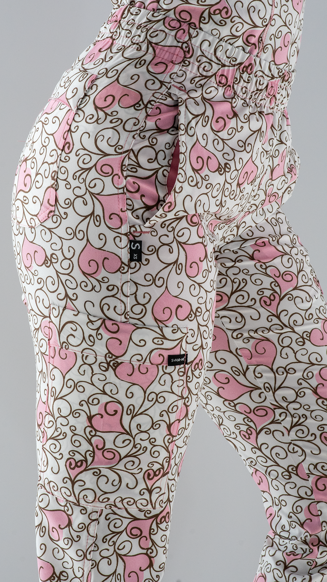 Women's Jogger Estampado Flor Rosa F.W