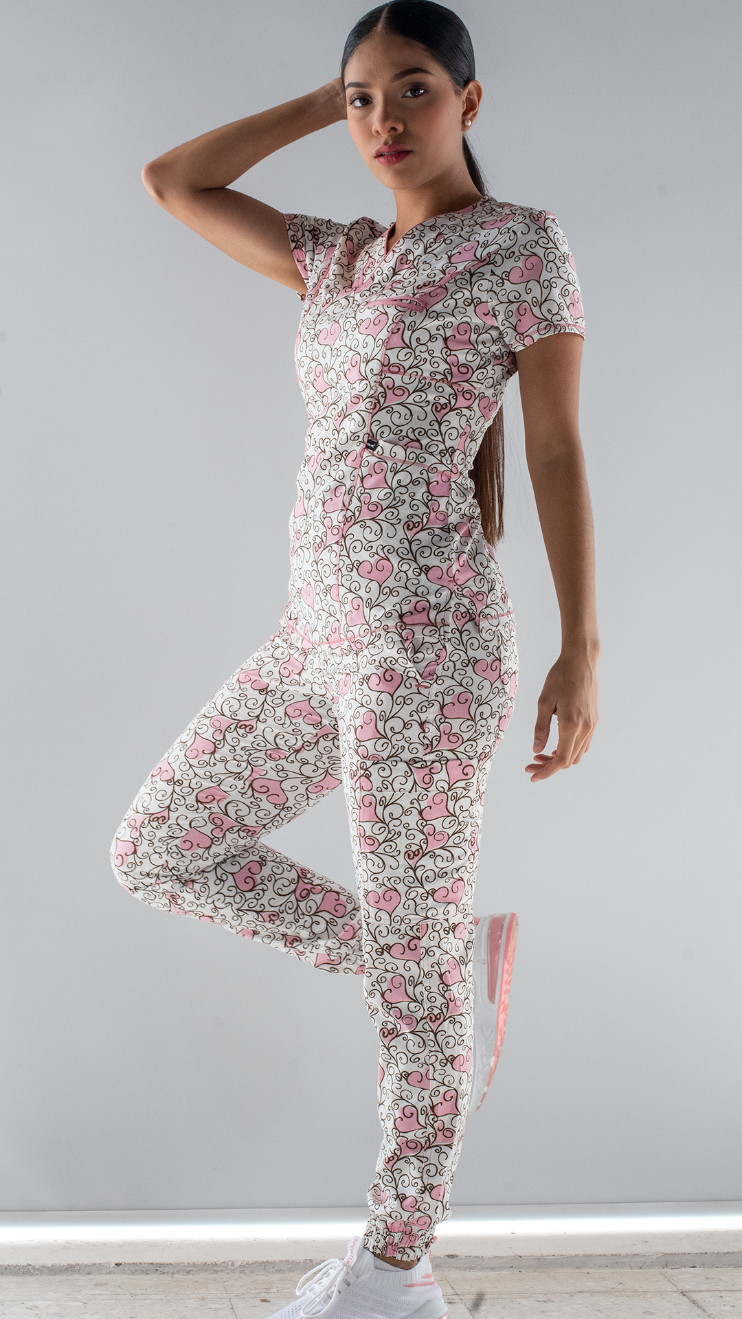 Women's Jogger Estampado Flor Rosa F.W