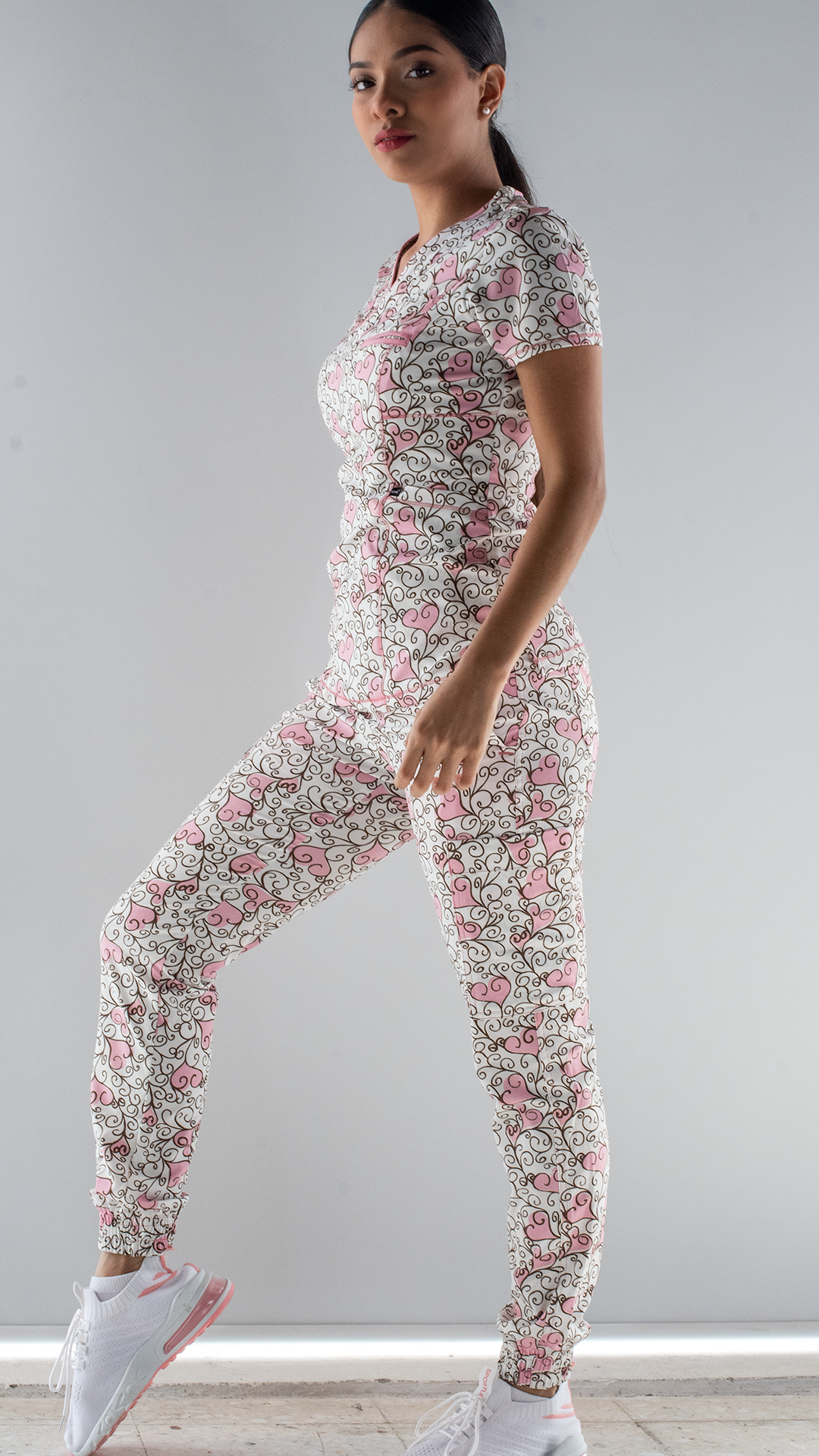 Women's Jogger Estampado Flor Rosa F.W