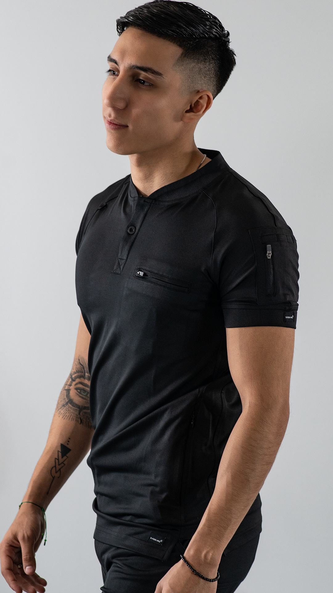 Filipina Quirurgica Hombre 901 Negra Super Stretch