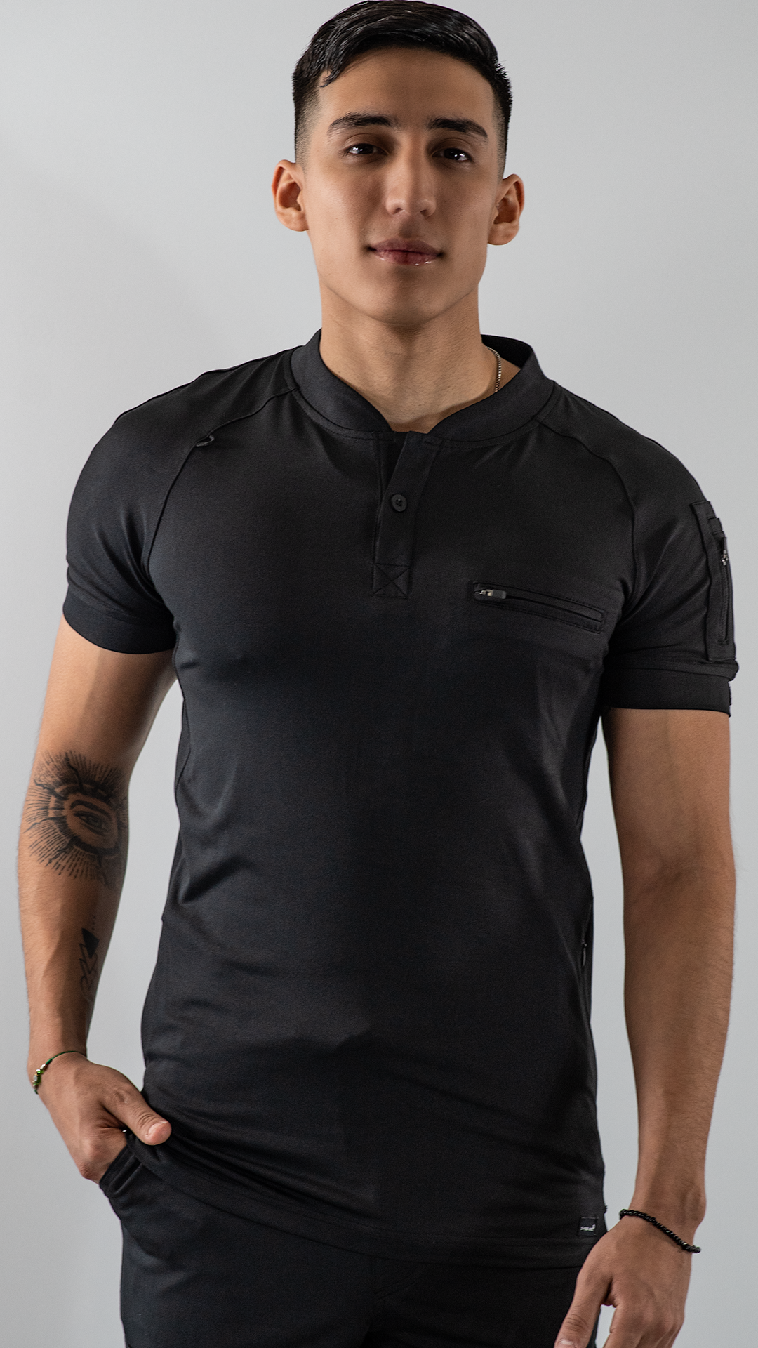 Filipina Quirurgica Hombre 901 Negra Super Stretch