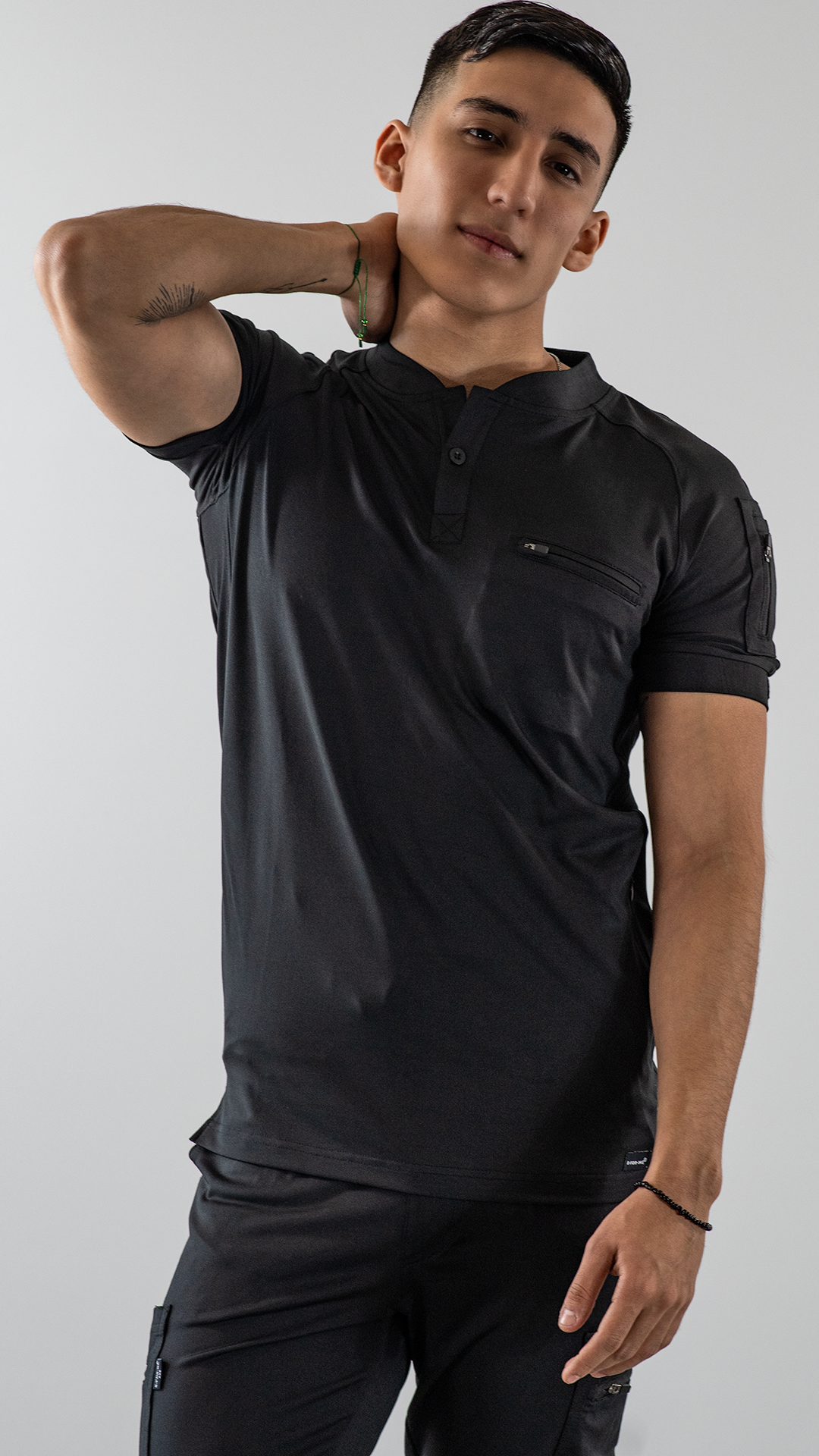 Filipina Quirurgica Hombre 901 Negra Super Stretch