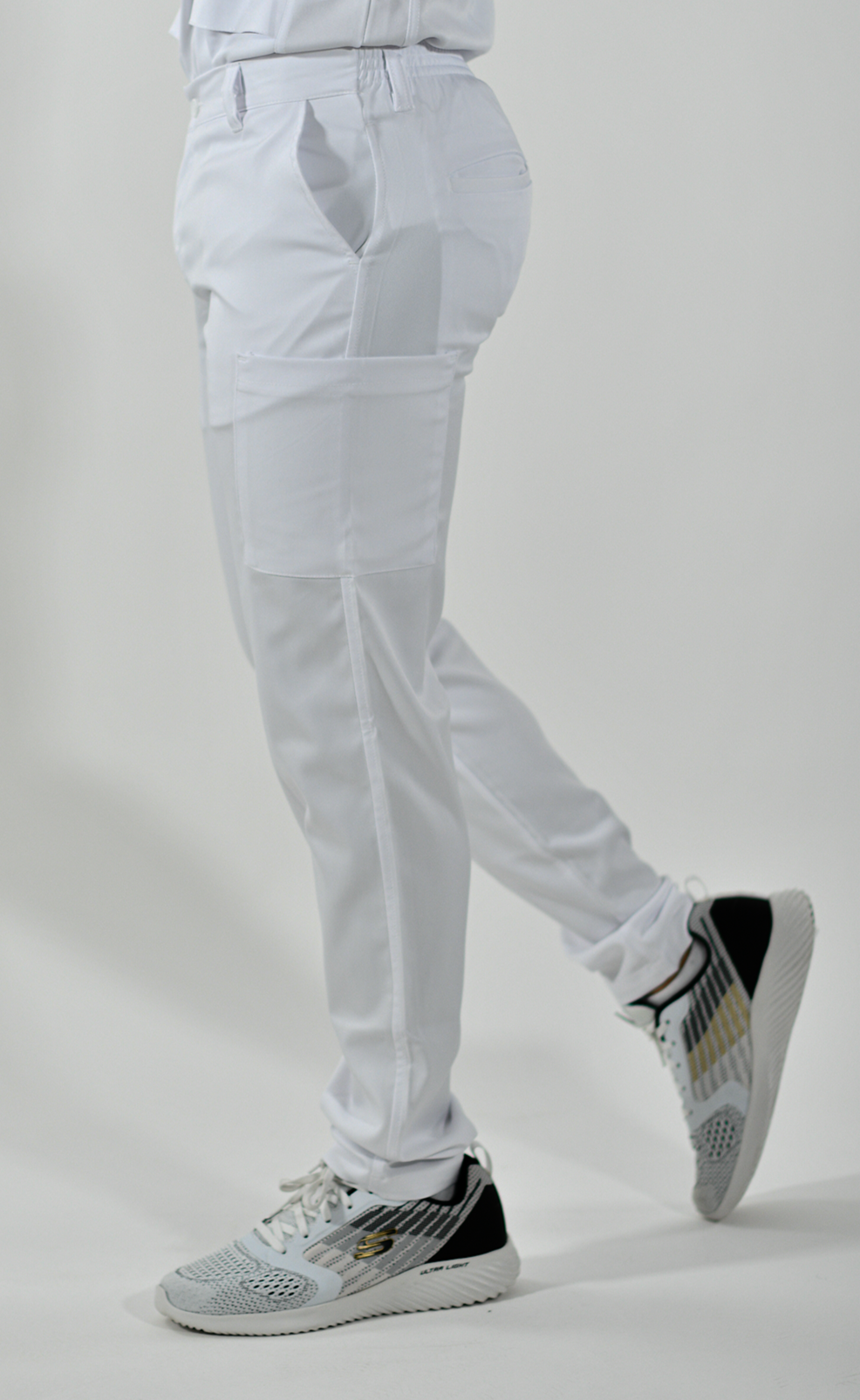 Pants Man Alviero Stretch White 901 antifluid