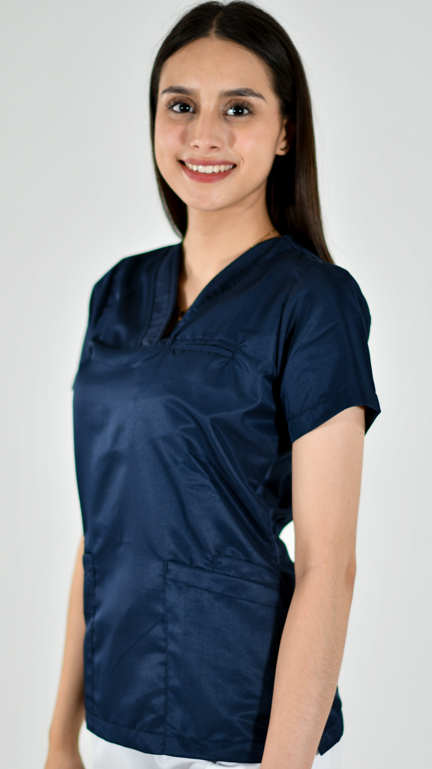 Filipina Quirurgica Mujer Microfibra Azul Marino .