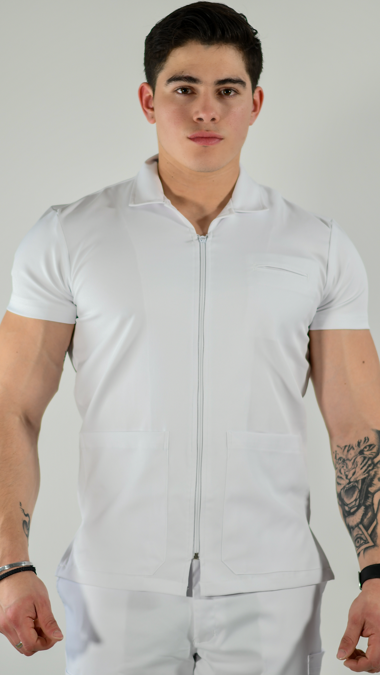 Philippine Traditional Alviero Stretch White Gentleman, Antifluid